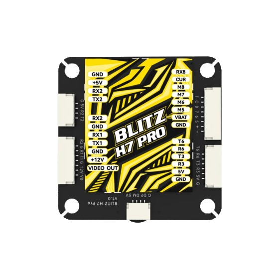 IFlight BLITZ H7 Pro Flight Controller STM32H743 4S-12S ICM42688 AT7456E OSD Ardupilot With SD Card Blackbox for FPV Cinelifters